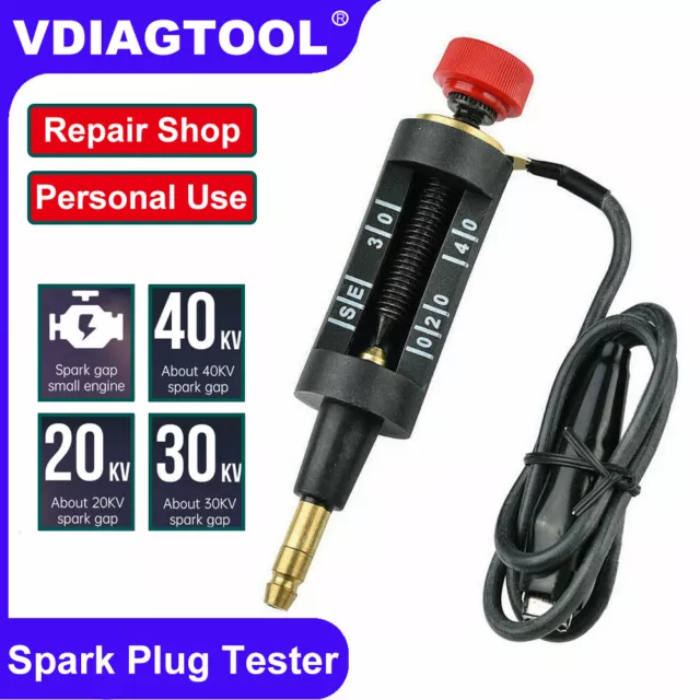 AUTO SPARK PLUG Tester Ignition System Coil Engine In Line Diagnostic