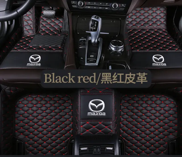 For Mazda CX3-CX5-CX7-CX9-3-6-CX30 Car Floor Mats Waterproof Liners Auto Carpets