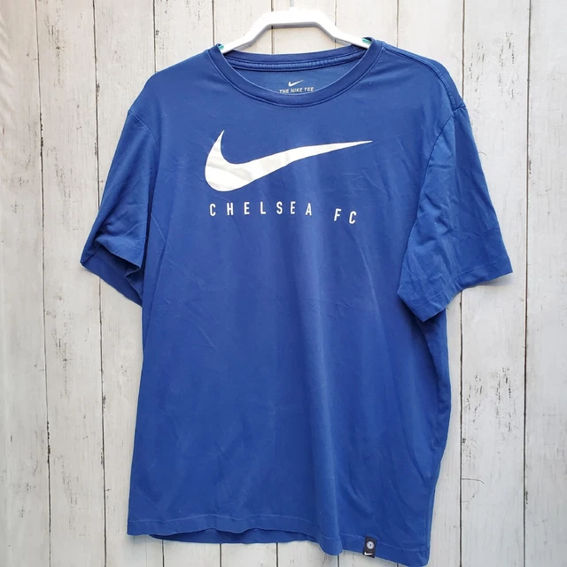Nike The Nike Tee Chelsea FC Blue T-Shirt Mens Size XL Lightweight GUC
