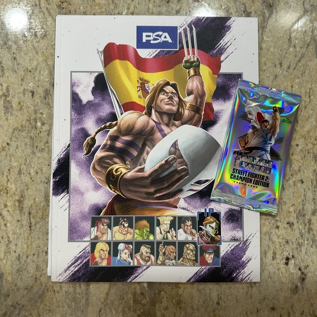 STREET FIGHTER PSAマガジンBlue VEGA 10/100 June 2025 PSA Magazine Street Fighter VEGA + SEALED Promo