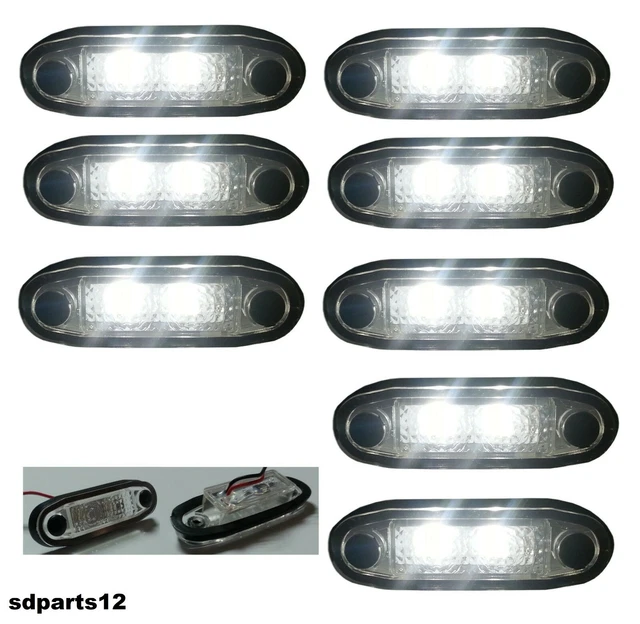 Fanalino Terzo Stop Led Bianco Con Luce Rossa Camion | Rimorchio