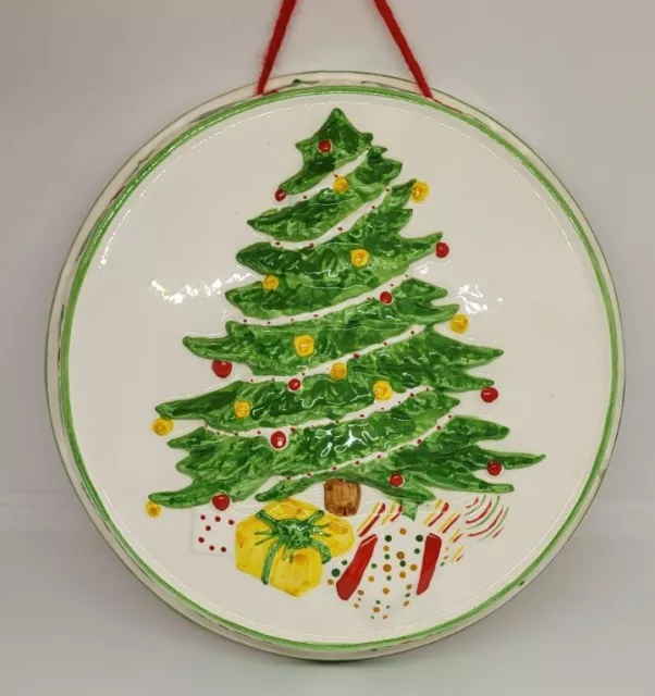 Vintage Retro Sigma Christmas Ceramic Jelly Mold Wall Hanging Christmas Tree