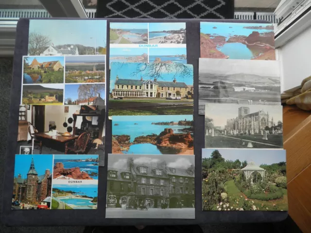 12 Postcards East Lothian, Dunbar, Dirleton, Haddington, Musselburgh East Linton