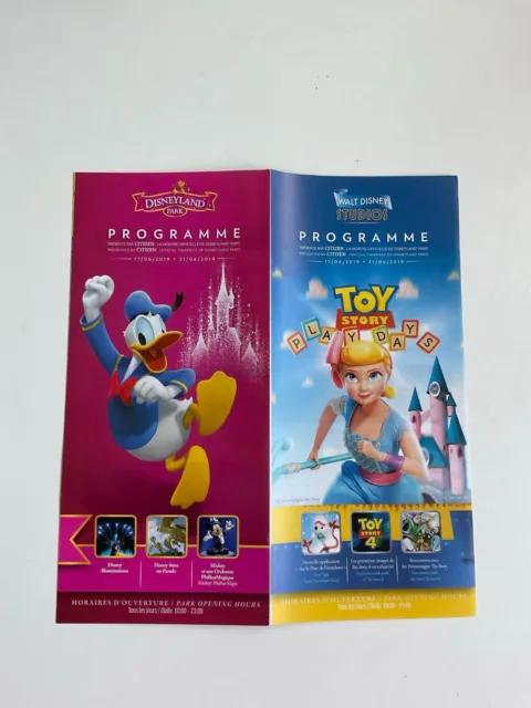 programme toy story play days du 17 au 21/06/2019 disneyland paris photo du prog