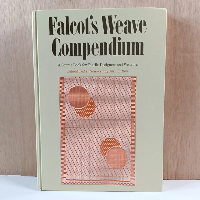 COMPENDIO DE TEJIDOS FALCOT Ann Sutton HC libro diseñadores textiles tejedores 1990