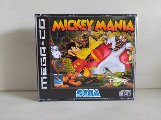 Mickey Mania Sega MEGA CD / Repro Boitier et disque