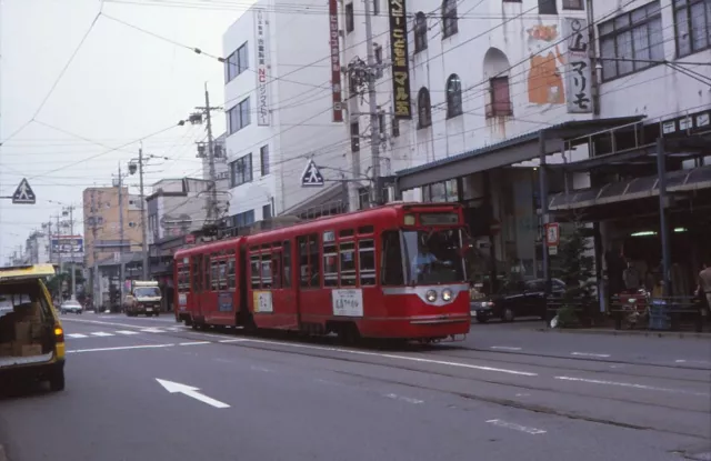 altes DIA Straßenbahn Gifu Japan 1991 Tram agü-L6-18