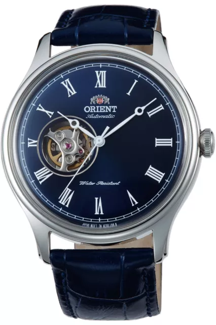 Orient Uhr Unisex 43 mm Analog Automatik Leder Armband FAG00004D0 blau DEFEKT