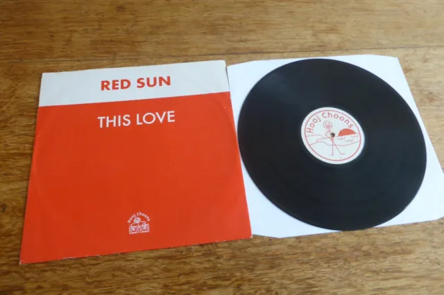 Red Sun - This Love UK 1996 1st Hooj Choons HOOJ 49 Trance House 12" Single