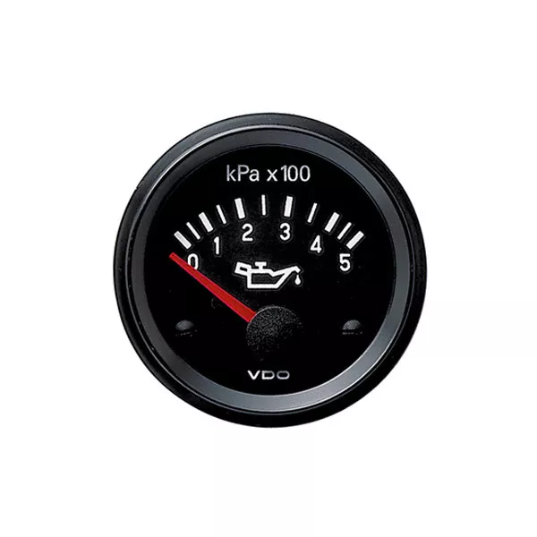 VDO Cockpit Vision Electric Oil Pressure Gauge 500kpa 12v 52mm