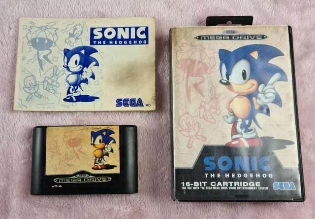 SONIC THE HEDGEHOG for SEGA Mega Drive with Manual & Warranty from AUS ...