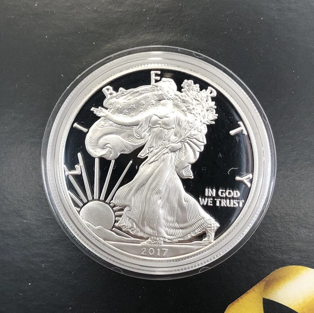 2017-S $1 Congratulations Set American Eagle One Ounce Silver Proof Coin In OGP