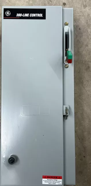 GE 300-Line Starter 18 Amp 480V Coil 15D21G004 Size 0 Cr308Btr3Gaaaaa