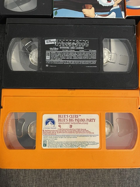 KIDS VHS LOT: BLUES CLUES The Wiggles Winnie The Pooh Elmo Pocahontas ...