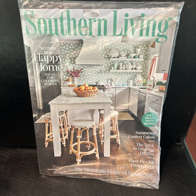 NEW SOUTHERN LIVING Magazine August 2023 Cooking & Decorating Happy