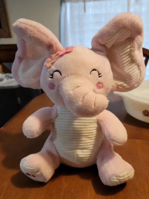 Spark Create Imagine Peek-a-Boo Pink Elephant. Stuffed Animal. Talks And Sings