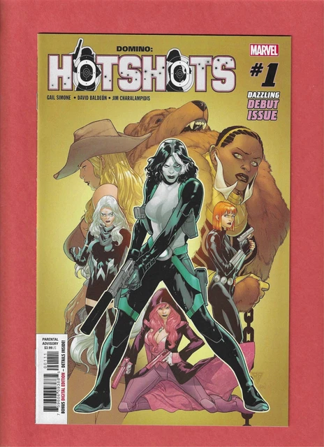 Domino Hotshots #1 By Simone Baldeon Deadpool Variant A X-Force X-Men 2019