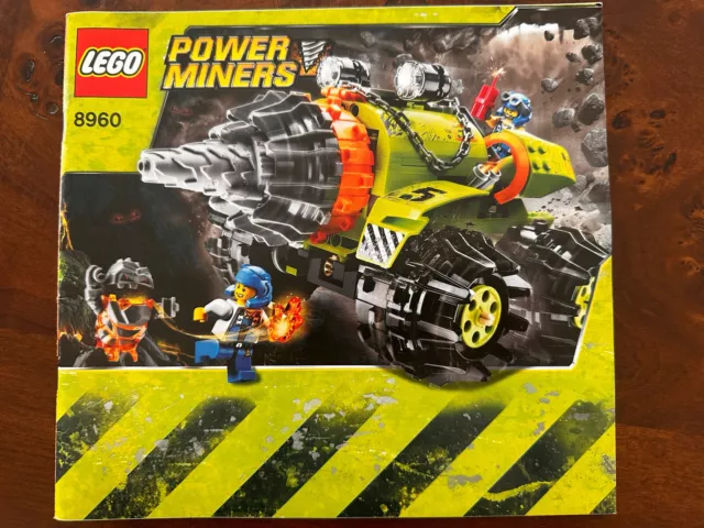 Lego Power Miners Instructions Manual Booklet 8960