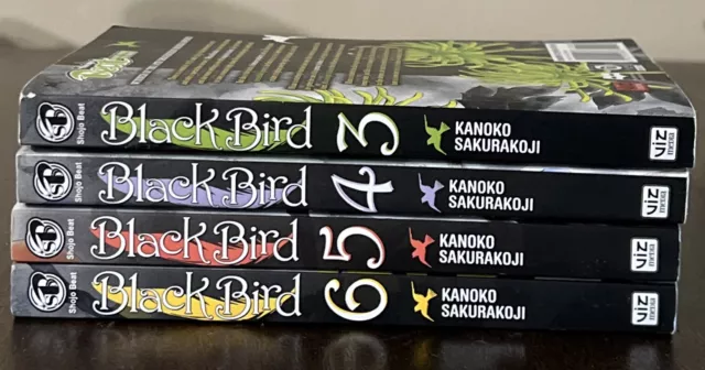 Black Bird Vol 3, 4, 5, 6 Manga English Edition By Kanoko Sakurakoji