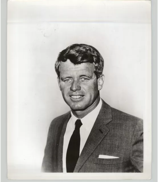 Portrait of US Senator ROBERT KENNEDY RFK 1950s Press Photo Politics Politician