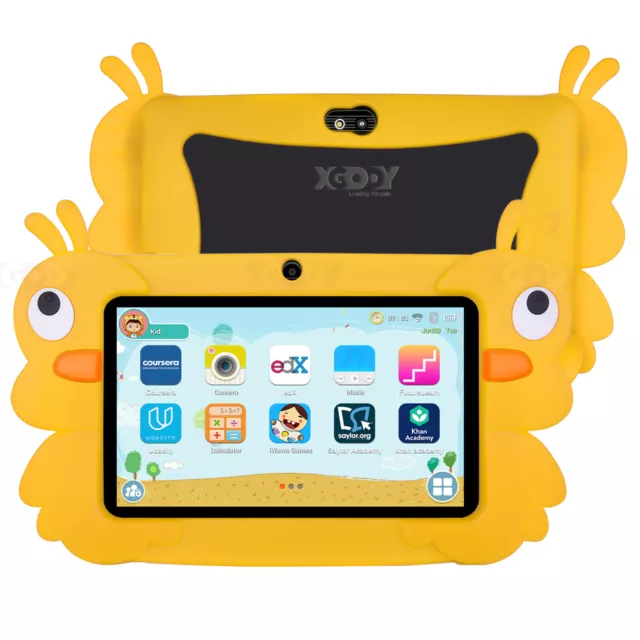 Neu XGODY 4Core Kids WiFi Kinder Tablet 7 Zoll 3GB+32GB 3100mAh PC Android 12.0