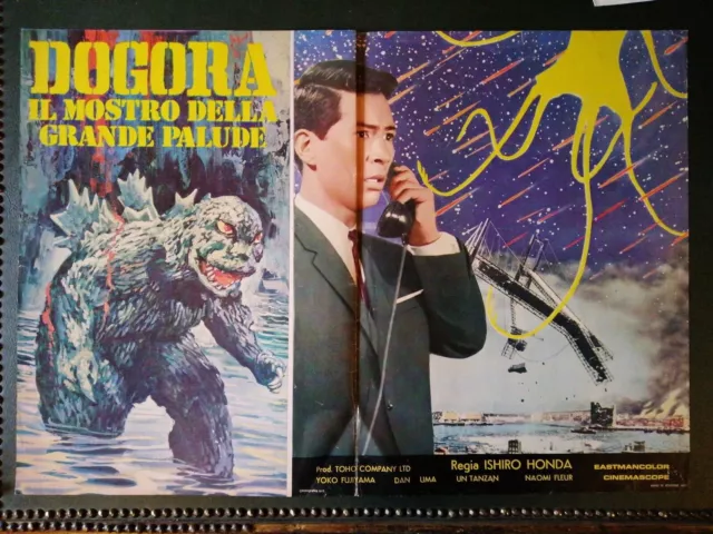 Godzilla Dogora Il Mostro Della Grande Palude 1964 Fotobusta Ishiro Honda Toho