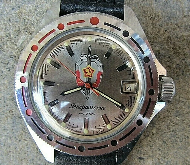 VOSTOK Wostok Amphibian Reef, 2415.01/110647 - Orologio da immersione meccanico russo, militare, impermeabile fino a 200 m di profondità, automatico, prodotto in Russia