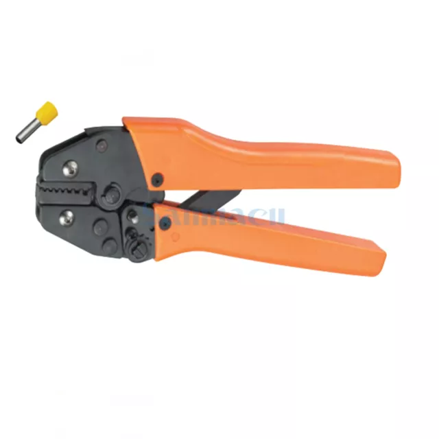 23-10AWG 0.25-6.0mm² Insulated and non-insulated Ferrules Ratchet Crimping Plier