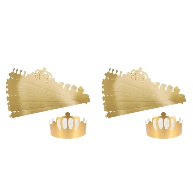 2x Sombreros de Fiesta Ajustables Papel Tiara Sombrero Para Niños Foto Accesorios