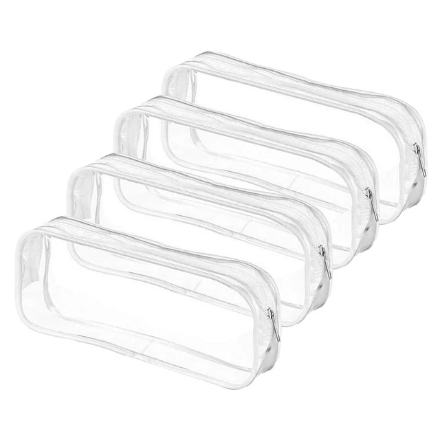 Just Stationery Federmäppchen Transparent – 33 Cm, Mit Reißverschluss