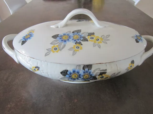 Soupiere Porcelaine  Vintage Decor Floral