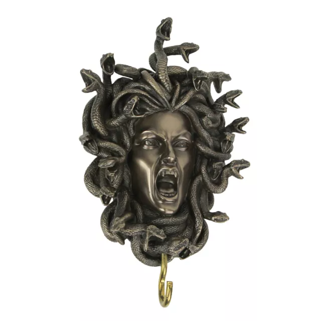 Medusa Greek Mythology Gorgon (Decorative Sculpture / 21 cm /8.66 inches)