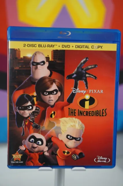 The Incredibles (Blu-ray/DVD, 2011, 4-Disc Set) No Digital Code Disney Pixar