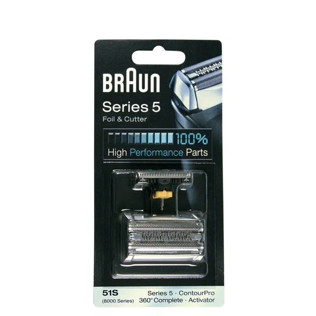 Scherkopfkassette Braun 51S 5643761 Serie 8000 Lamina Blocco Coltelli