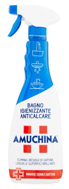 Amuchina Bain Trigger 750 Ml. Désinfectant Anticalca Fabriqué en Italie