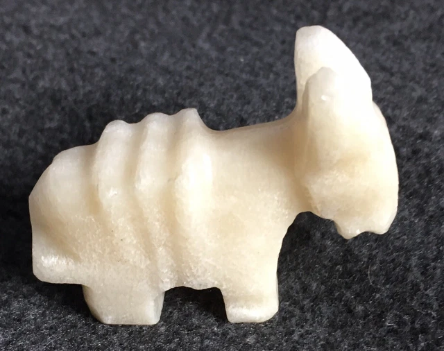 vintage onyx hand carved donkey/mule with packs