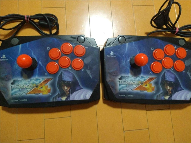 PlayStation 2 HORI Tekken 4 arcade stick x 2 no box operation confirmed PlayStation 2 HORI Tekken 4 arcade stick x 2 no box operation confirmed