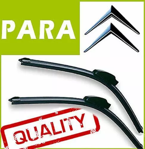 2 Escobillas Limpiaparabrisas Flexibles para Citroen C3 CLASSIC 2002-2012