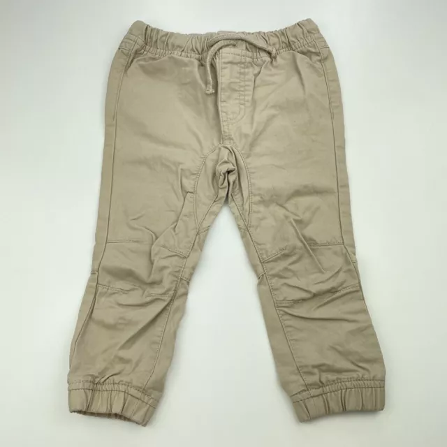 Boys size 1, Dymples, cotton casual pants, elasticated, GUC