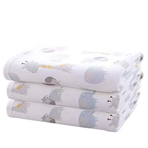 Baby Diaper Changing Pad Liners(22X27.5 inches) Medium (Pack of 3), White