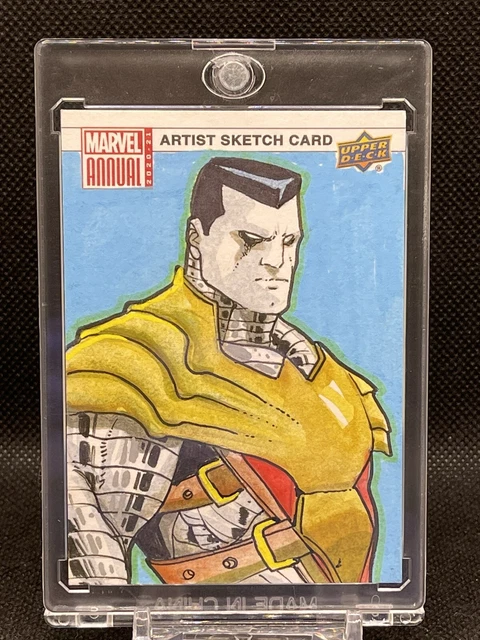 Colossus 1/1 - Mauro Fodra Sketch Card - 2020-21 Upper Deck Marvel Annual
