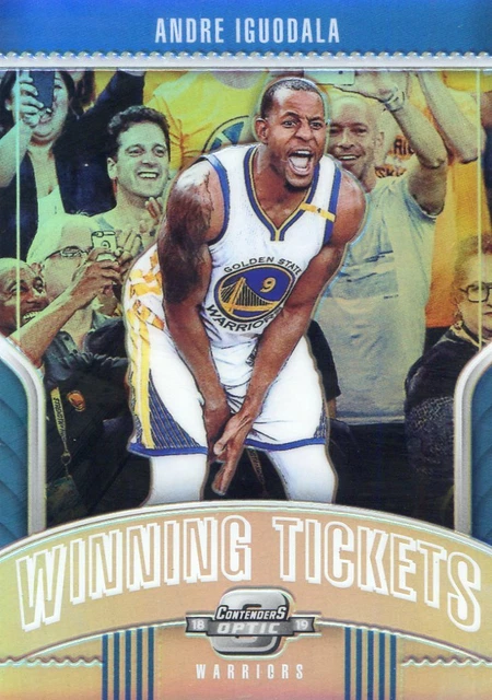 2018-19 Panini Optic Contenders Silver Prizm Winning Tickets Andre Iguodala #24