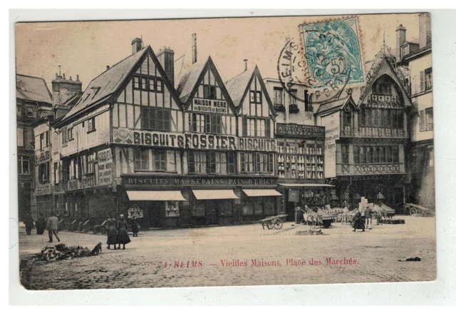 51 Reims Vieilles Maisons Place Des Marche