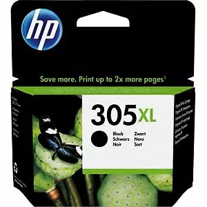 Cartuccia di inchiostro nero originale ad alta capacità HP 305XL   3YM62AE