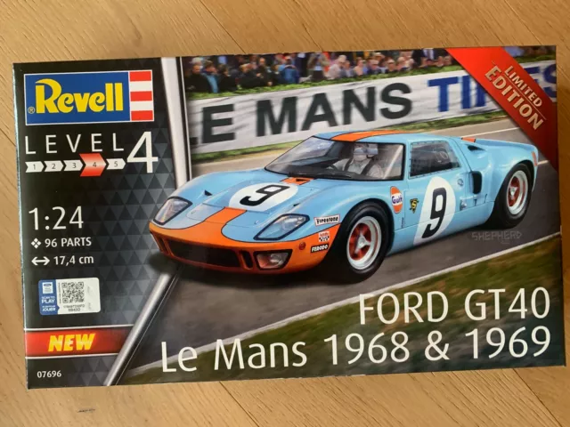 +++ Revell 07696 Ford GT 40 Le Mans 1968 1:24 07696