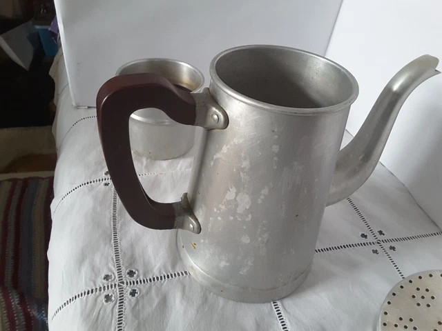 Cafetière Percolateur Comet Alu - 16 Tasses - Vintage Camping US - Occasion
