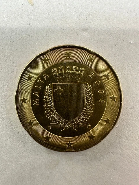 Moneta Rara MONETA RARA DA 20 centesimi malta 2008 Con F nella Stella EUR 350,00 ...