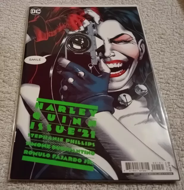 Dc Comics Harley Quinn Cover E # 21 Vf +/Nm Killing Joke Variante