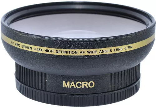 72MM WIDE ANGLE MACRO Lens for Canon Rebel EOS T3 T4 T5 T5I 30D 20D XSI 6D 7D