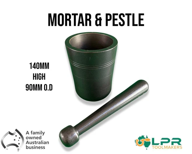 Dolly Pot (Pestle & Mortar) HEAVY DUTY SG Iron - VERY Strong!  U machined bottom